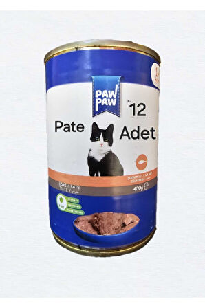 Saygın Pet Paw Somonlu Yetişkin Kedi Konservesi 400 gr 12 Adet