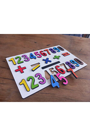 Sayılar ve Matematik İşaretleri Puzzle