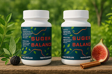 Suger Balance Ödem Atmaya Destek Takviye Edici Gıda 15 Caps