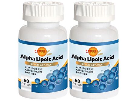 Alfa Lipoik Asit 2x60 Kapsül Alpha Lipoic Acid