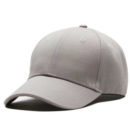 Gri Düzrenk Şapka Spor Cap 