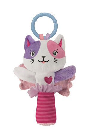 Baby Clementoni Sevimli Peluş Kedi Çıngırak Dişlik