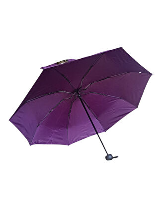 Mini Cep Boy Lüx Şemsiye UV Korumalı Mor Mini Şemsiye