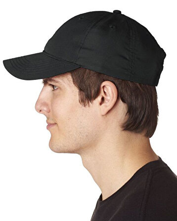 Düz Siyah Şapka Sportif Cap 