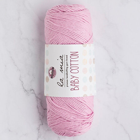 La Mia Baby Cotton Lila El Örgü İpi - L042 - 33637