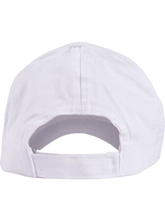 Düz Beyaz Şapka Sportif Cap