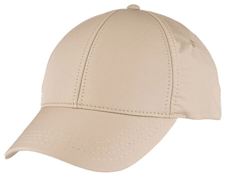 Düzrenk Bej Gabardin Spor Şapka Spor Cap