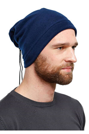 Kışlık Spor Unisex Polar Boyunluk Lacivert Polar