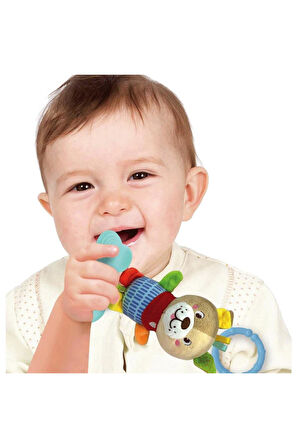 Baby Sevimli Peluş Köpek Çıngırak Dişlik