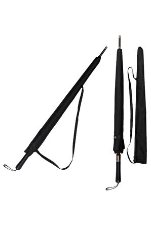 Rüzgara Dayanıklı 1. Kalite Fiber 24 Tel Premium Lux Şemsiye Mpr1031