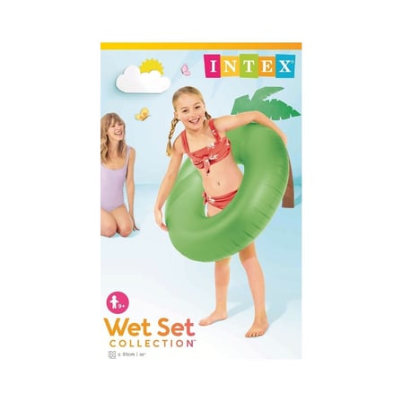 Neon Simit - Şişme Fosforlu Simit - Neon Deniz Simidi - Neon Şişme Simit - Renkli Fosforlu Simit 91 Cm.