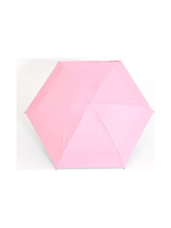 6 Telli Mini Cep Boy Kapsullü Şemsiye -Pembe