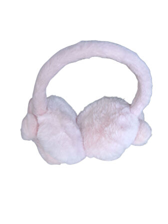 Çocuk Tavşan Ponpon Kulaklık Pembe 