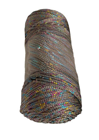 Makrome İpi 3mm  Polyester Vizon Simli