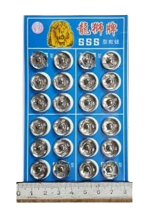 Çıt Çıt Model 2 Numara Metal 24'lü