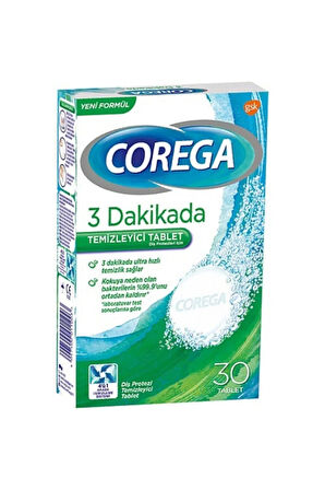 Protez Temizleyici Tablet 30 Naneli Krem Sensodyne Tam Koruma Diş Macunu 50ml Diş Fırça Soft