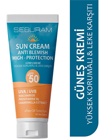  Yüksek Uv Korumalı Spf 50+ Yüz Güneş Kremi | Geniş Spektrum Koruma – Hafif Formül