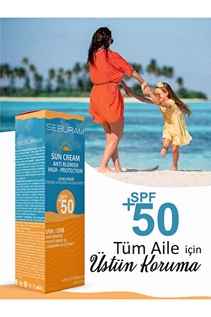  Yüksek Uv Korumalı Spf 50+ Yüz Güneş Kremi | Geniş Spektrum Koruma – Hafif Formül