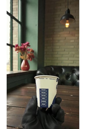 Üreticiden Kalın 7 oz vending karton bardak