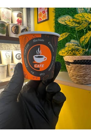 Espresso-Türk kahvesi-Americano Tek kullanımlık 4 Oz 400 Adet Karton Bardak
