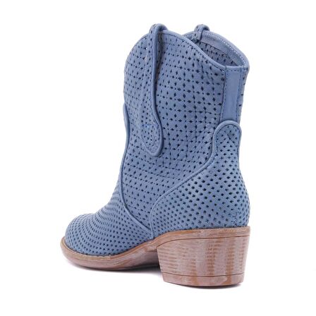 Sail Lakers - Kot Mavisi Fermuarsız Kadın Yaz Botu