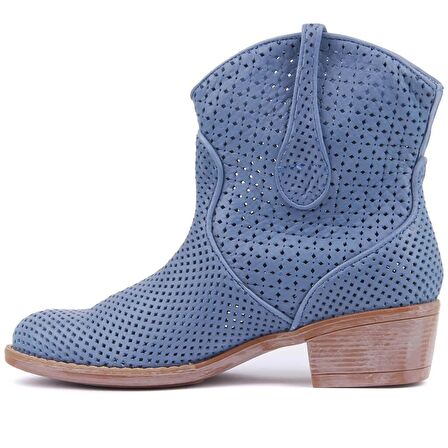 Sail Lakers - Kot Mavisi Fermuarsız Kadın Yaz Botu