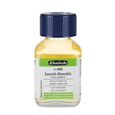 Schmincke Stand Linseed Oil slightly yellowing 005 60ml (Keten Yağı)