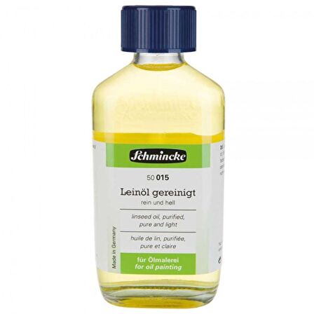 Schmincke Medium 015 Linseed Oil Rafine Keten Yağı 200ml