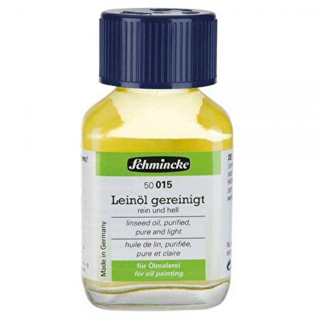 Schmincke Medium 015 Linseed Oil Rafine Keten Yağı 60ml