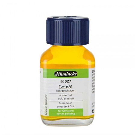 Schmincke Linseed Oil Cold Pressed 027 60 ml (Keten Yağı)