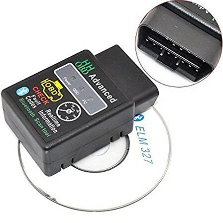 2006 Model Üstü Tüm Araçlara Uyumlu Elm 327 Obd2 Bluetooth Türkçe Araç Arıza Tespit Cihazı