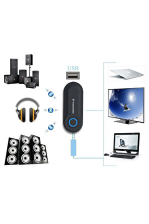  Televizyon Tv Bluetooth Ses Vericisi Usb Kit Adaptörü