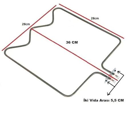 Franke 1200 Watt Rezistans ,  Franke Fırın Rezistansı