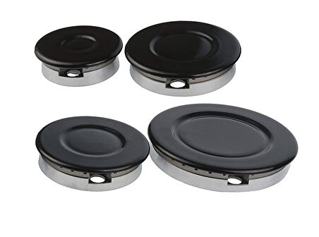 Çetintaş Metal Başlık Bek Takımı 8 Parça , Ankastre & Set Üstü Ocak  Bek Takım   