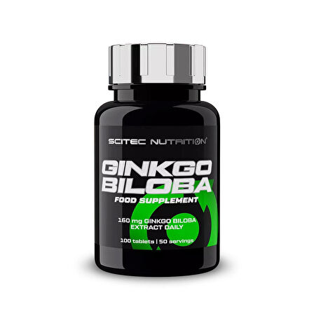 Scitec Nutrition Ginkgo Biloba Mabet ağacı ekstrat 100 tablet