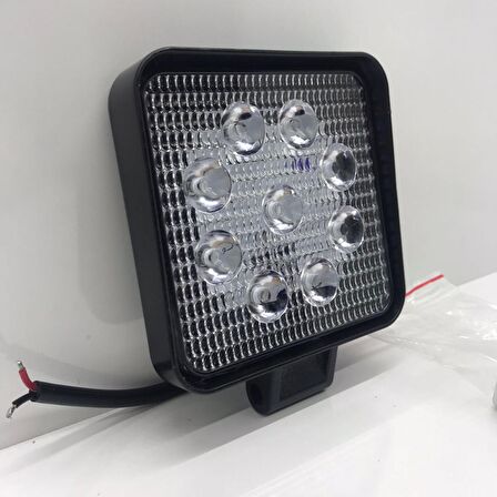 CMSOLAR Çalışma Lambası Kare 9 Led 27 Watt