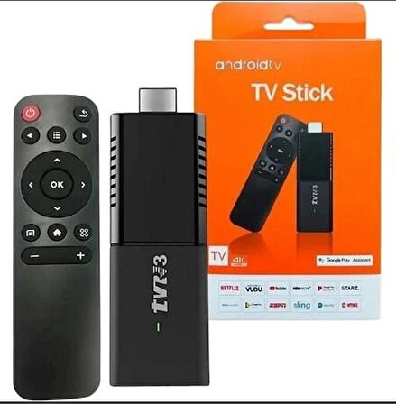 Siyah Ultra Hd Android Tv Box 4K Android Tv Box Tv Stick Medya Oynatıcı Smart Tv Wifi