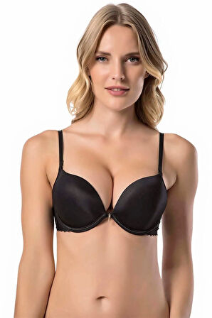 7034 Push Up Sihirli Büyüme 2 Beden Sütyen Ten / 80 Dolgulu Destekli
