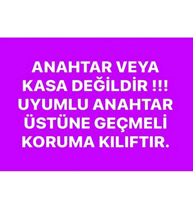 TOYOTA HiLUX ANAHTAR KILIFI SİYAH(SADECE HİLUX İLE TAM OLARAK UYUMLUDUR) 2.RESİME BAKINIZ