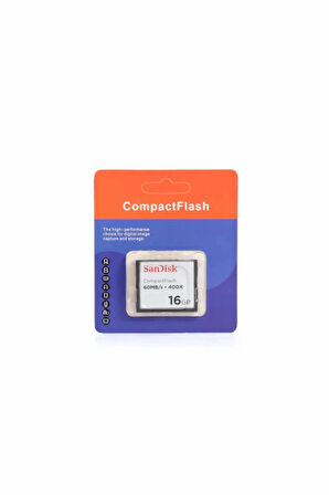 Sandisk Compact Flash 16 Gb Hafıza Kartı Kompakt Cf Kart High Speed