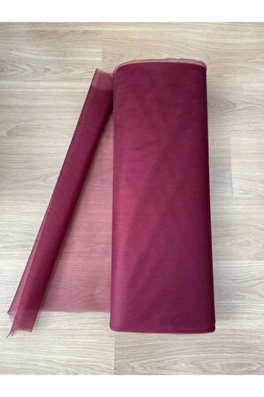 Kristal Tül Pembe 10 Metre Süsleme Tülü Eni 3 Metre Boyu 10 Metre