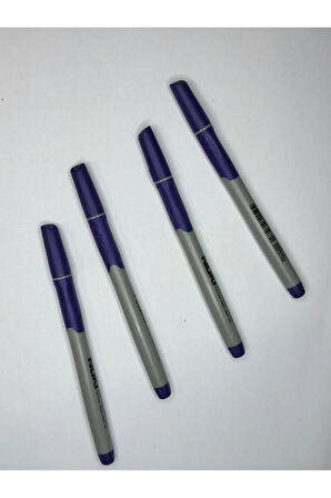 Fineliner Keçeli Kalem 0,4 mm Mor (4 Adet)