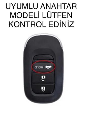 Yeni Honda Civic Fe1 Sustasız Anahtar Koruma Kılıfı Lütfen Anahtar Teyit Yapınız