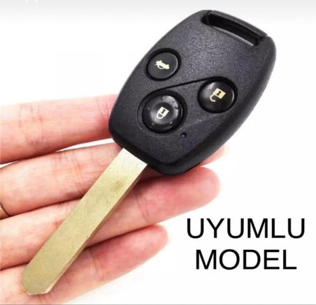 Honda Civic Fd6 Crv Accord Uyumlu 3 Tuşlu Silikon Anahtar Kılıfı 2.Resime Bakınız