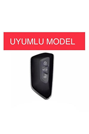 Yeni Tiguan 2024 Ve Üzeri Uyumlu Anahtar Koruma Kılıfı Siyah Altın 2.Resime Bakınız