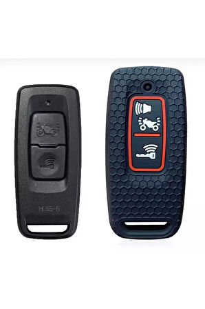Honda Pcx 2021+ Üstü Yeni Kasa 2023+ Üstü Forza Uyumlu Silikon Anahtar Kılıfı 2.Resime Bakınız