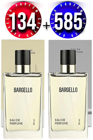 134 Kadın Parfüm Oriental 50 Ml EDP + Bargello 585 Erkek Parfüm Floral 50 Ml EDP
