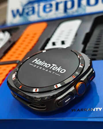 Haino Teko Germany 1 Waterproof Watch 10 Serisi Amoled Ekran Su Geçirmez 3 Kordonlu Akıllı Saat