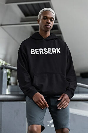 Anime Karakter Berserk Baskılı Unisex Oversize Hoodie