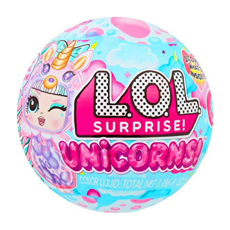 LOL SURPRİSE UNİCORNS 121336 UNİCORN BEBEK SÜRPRİZ TOP 6+